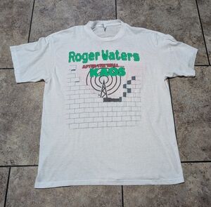 Roger Waters After The Wall 1980s Men's Large Tee